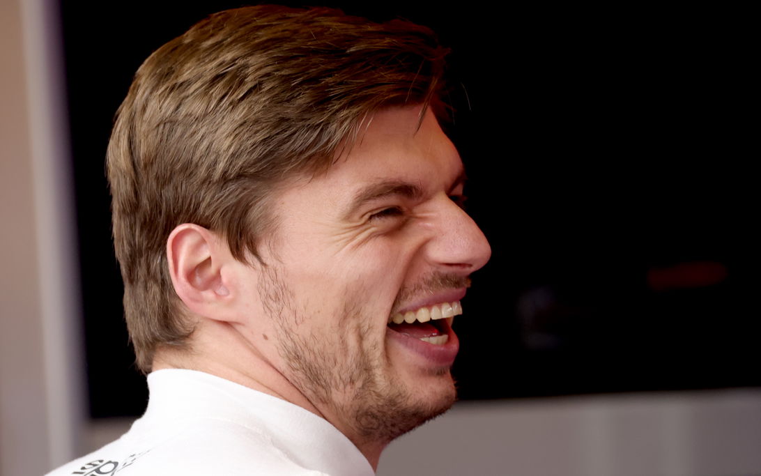 Verstappen laugh Abu Dhabi