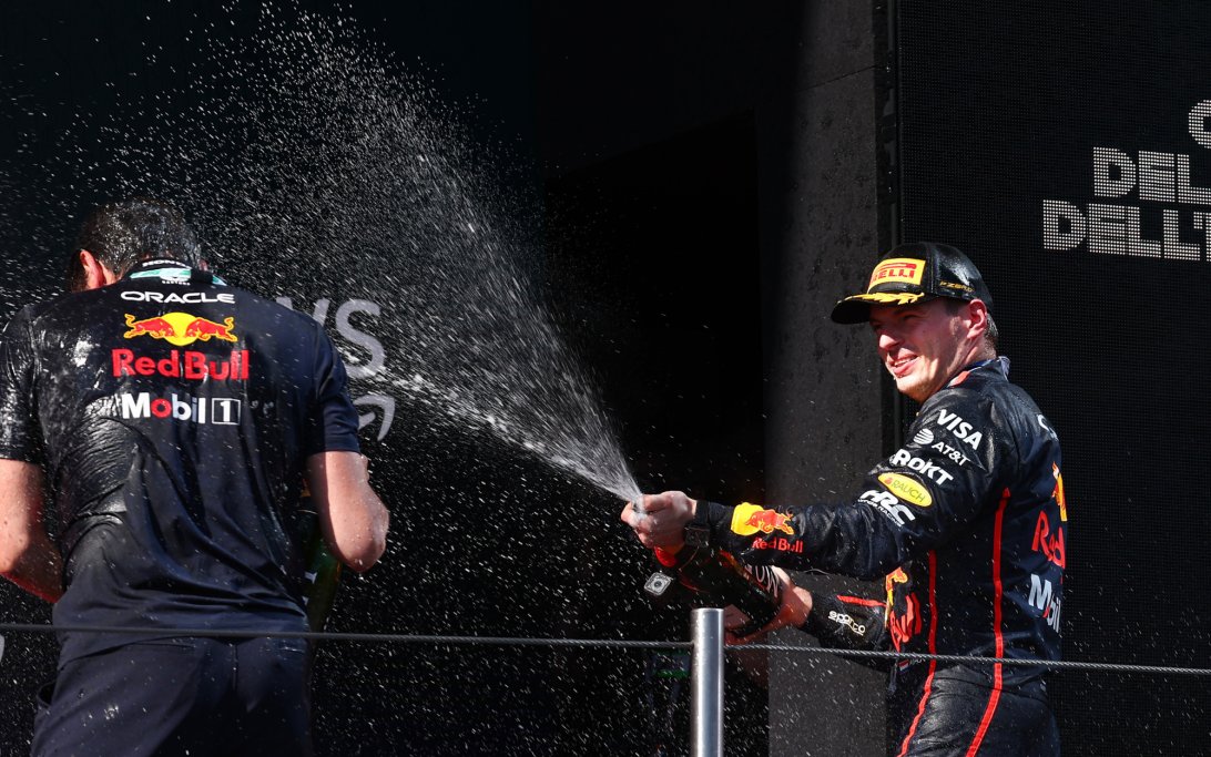Verstappen win podium Imola