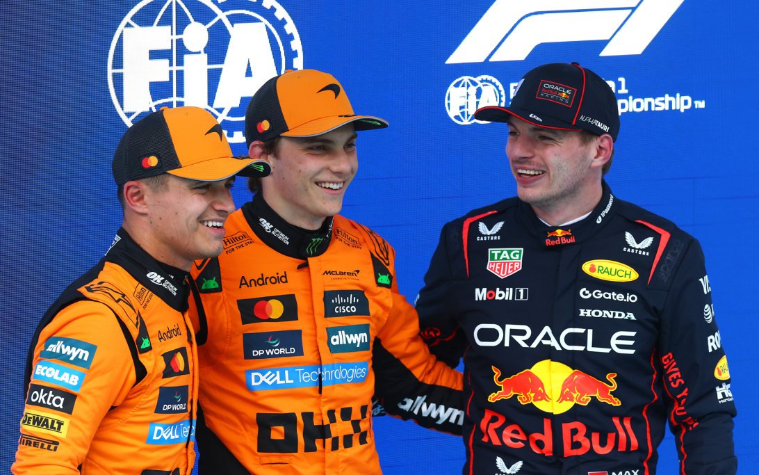 Verstappen Norris Piastri Spain Q