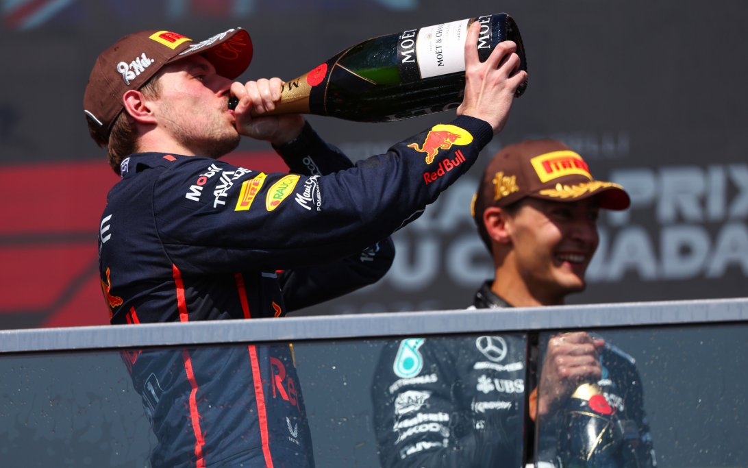 Verstappen Canada podium