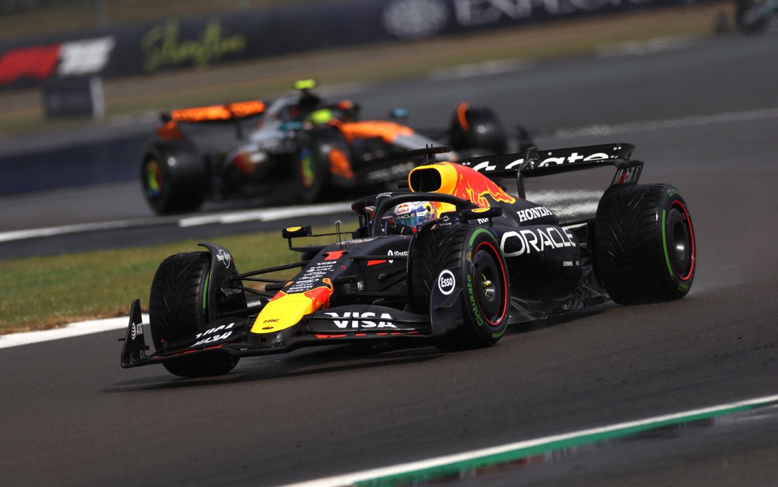 Verstappen Silverstone race wet