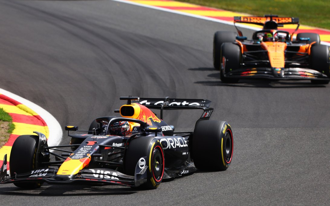 Verstappen Piastri Belgium sprint