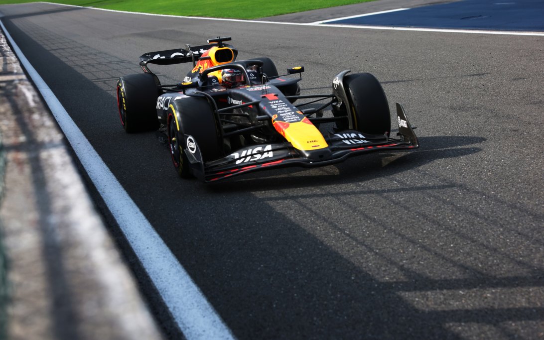 Verstappen race Belgium dry