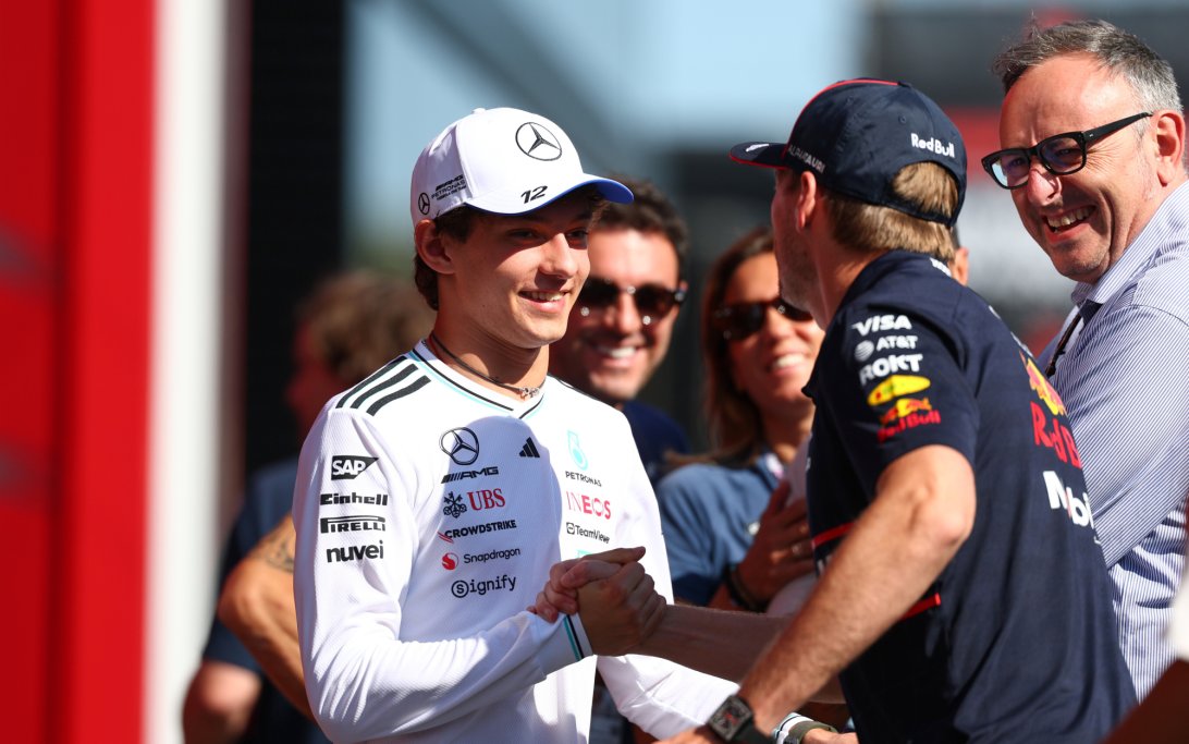 Verstappen Antonelli Hungary Thursday