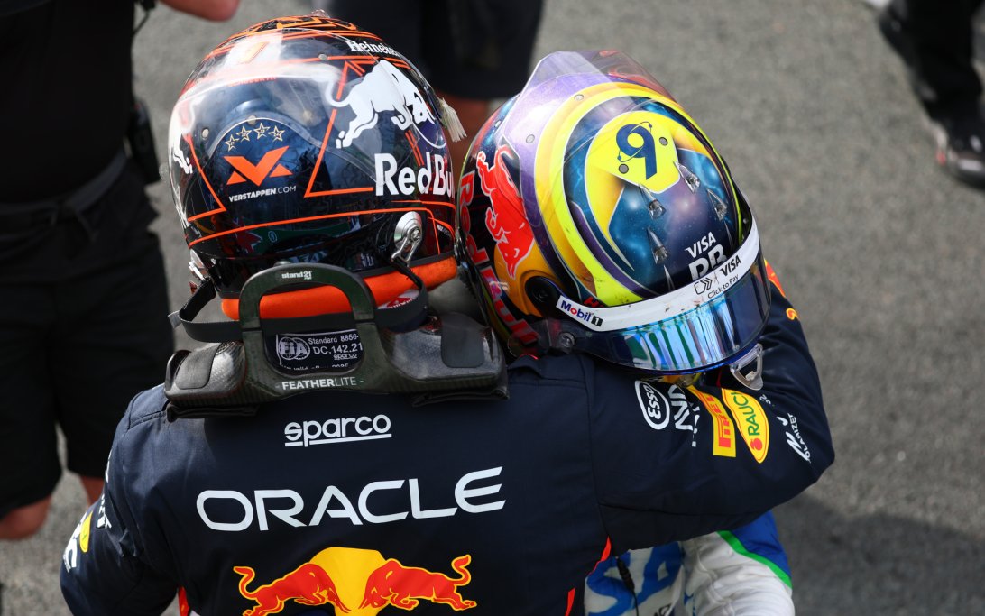 Verstappen Hadjar Zandvoort race