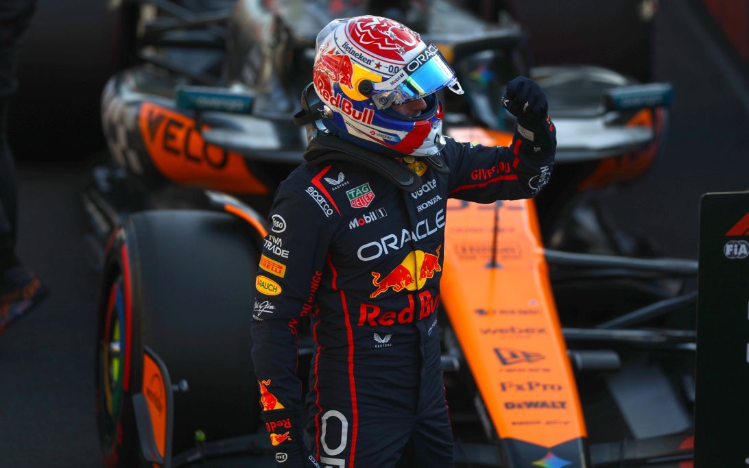 Verstappen pole