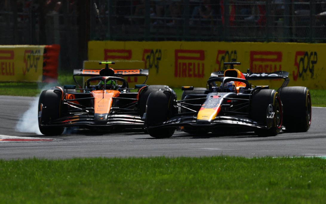 Verstappen Norris Monza race