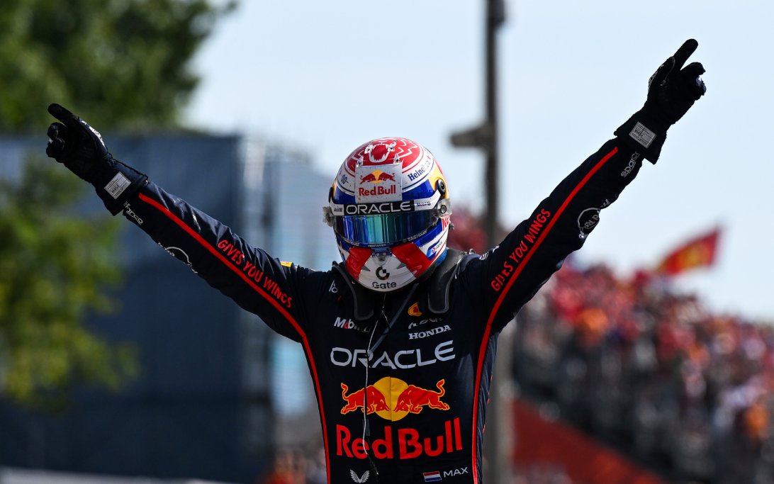 Verstappen win Monza