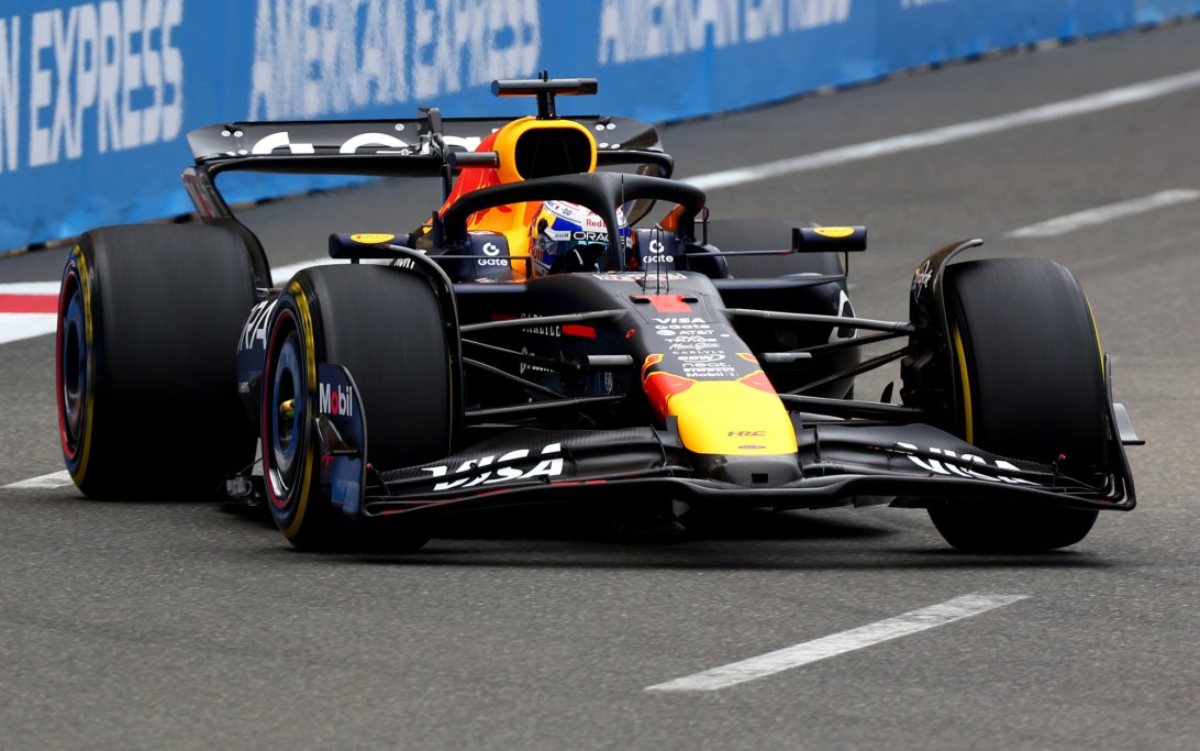 Verstappen Baku race warmup