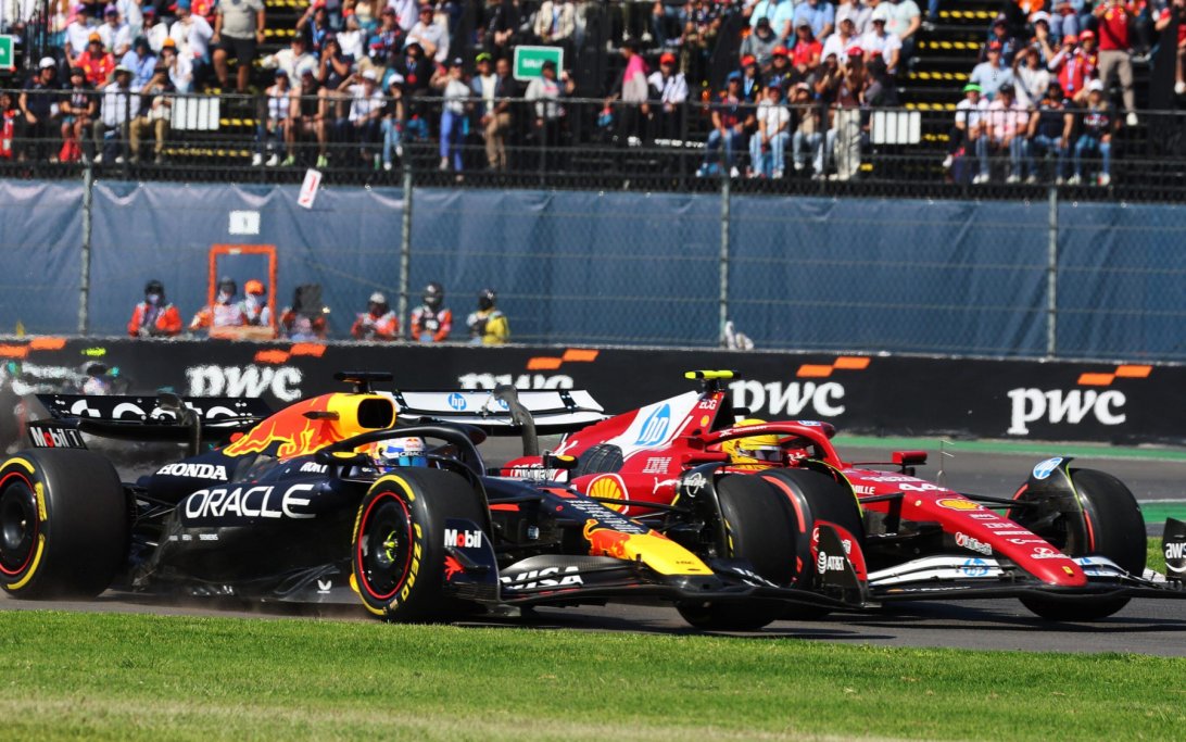 Verstappen Hamilton race Mexico