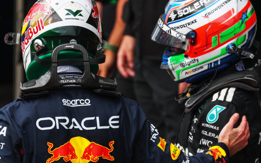 Verstappen Antonelli Brazil podium