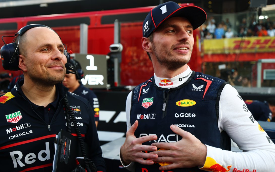 Verstappen Lambiase Abu Dhabi race