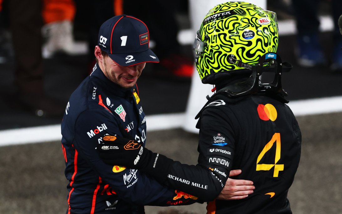 Verstappen Norris Abu Dhabi race