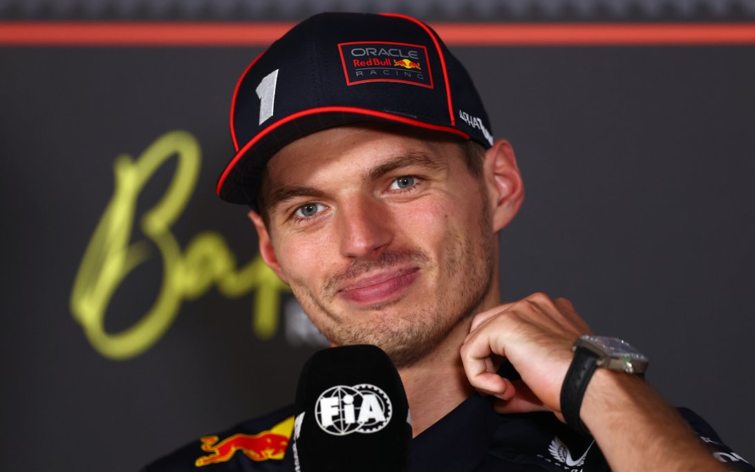 Verstappen Baku Presser