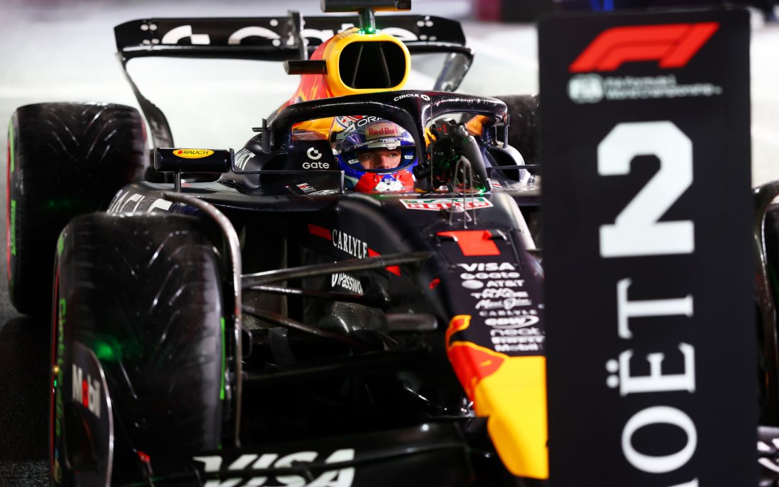 Verstappen Las Vegas Q P2 Wet