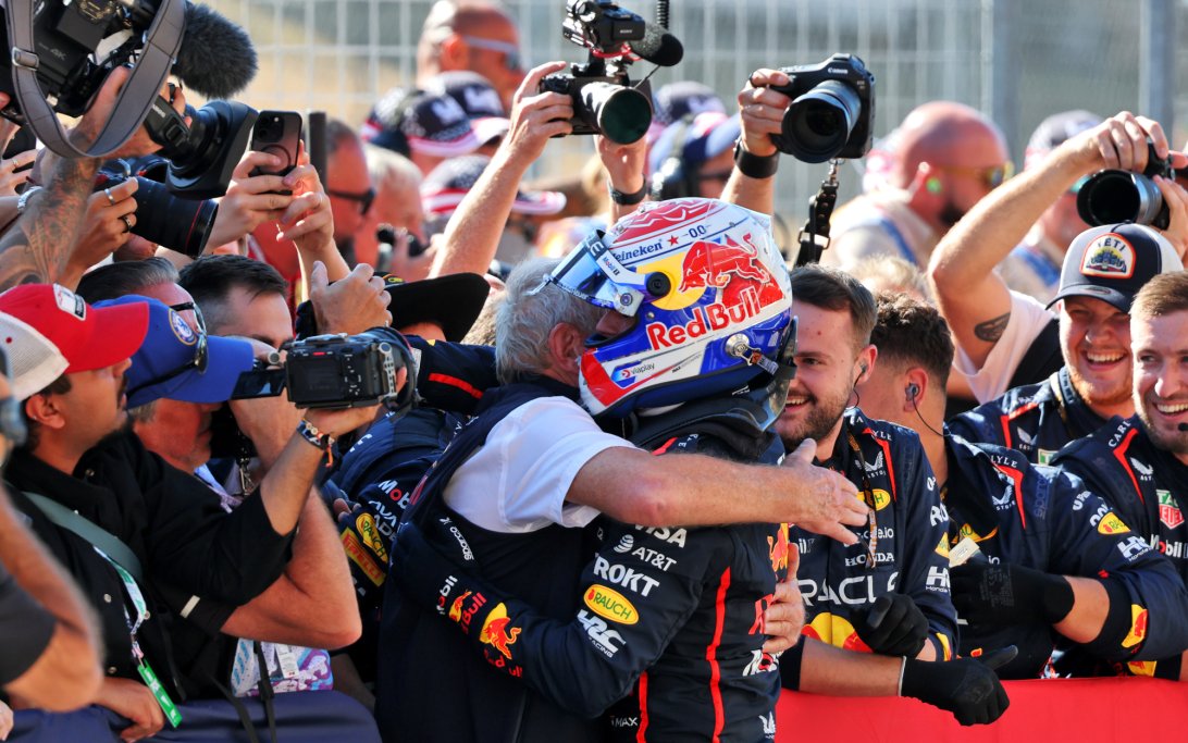 Verstappen Marko Austin win