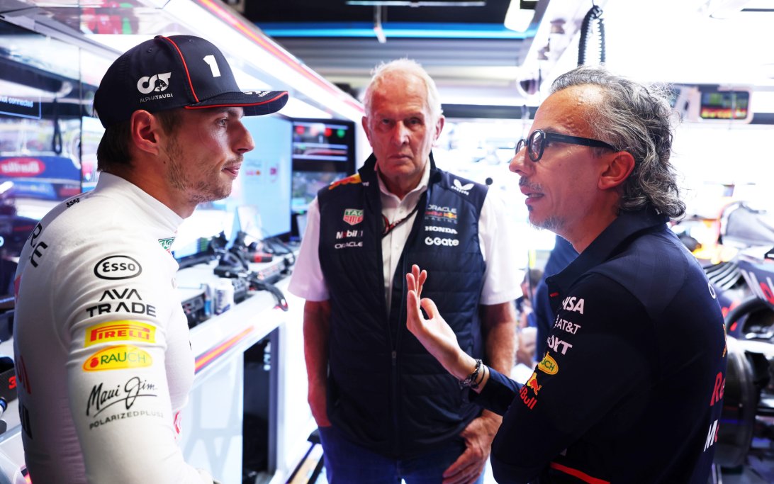 Verstappen Mekies Marko Monza