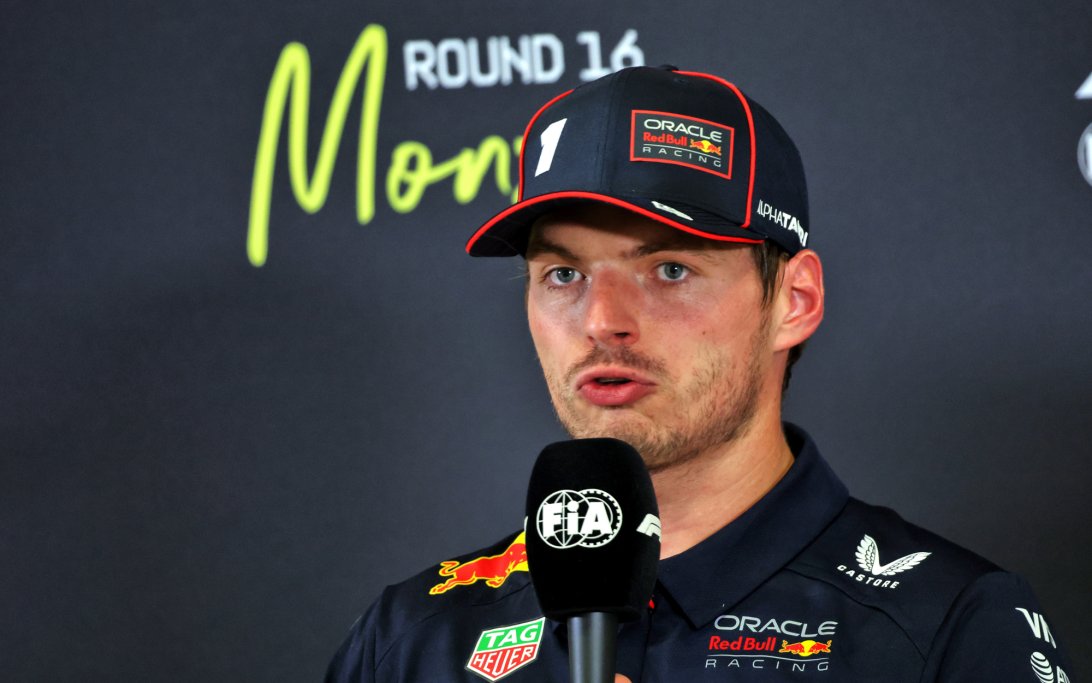 Verstappen Monza Q Presser