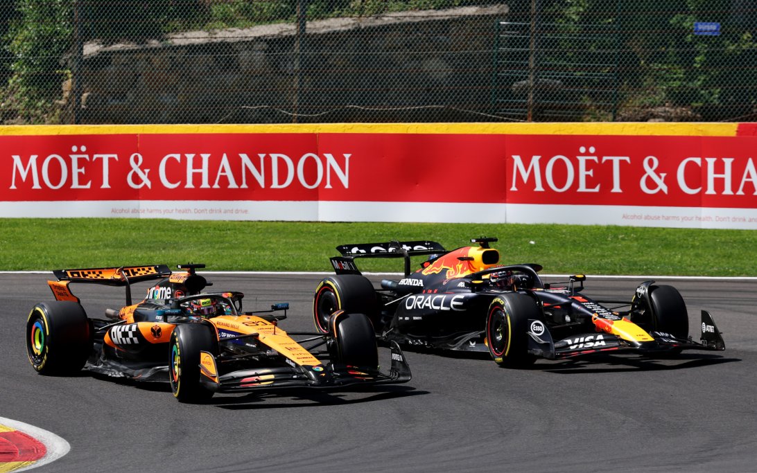 Verstappen Piastri Sprint Belgium