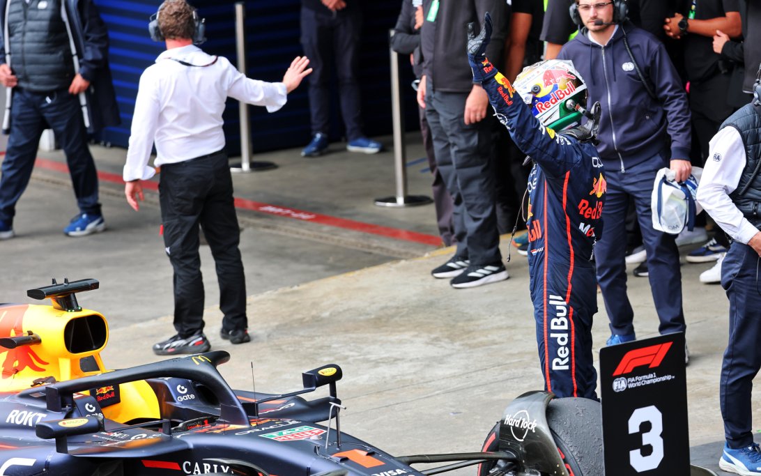 Verstappen Podium Brazil