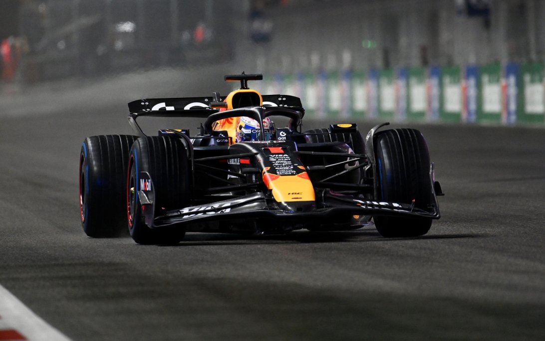 Verstappen Q Las Vegas wet