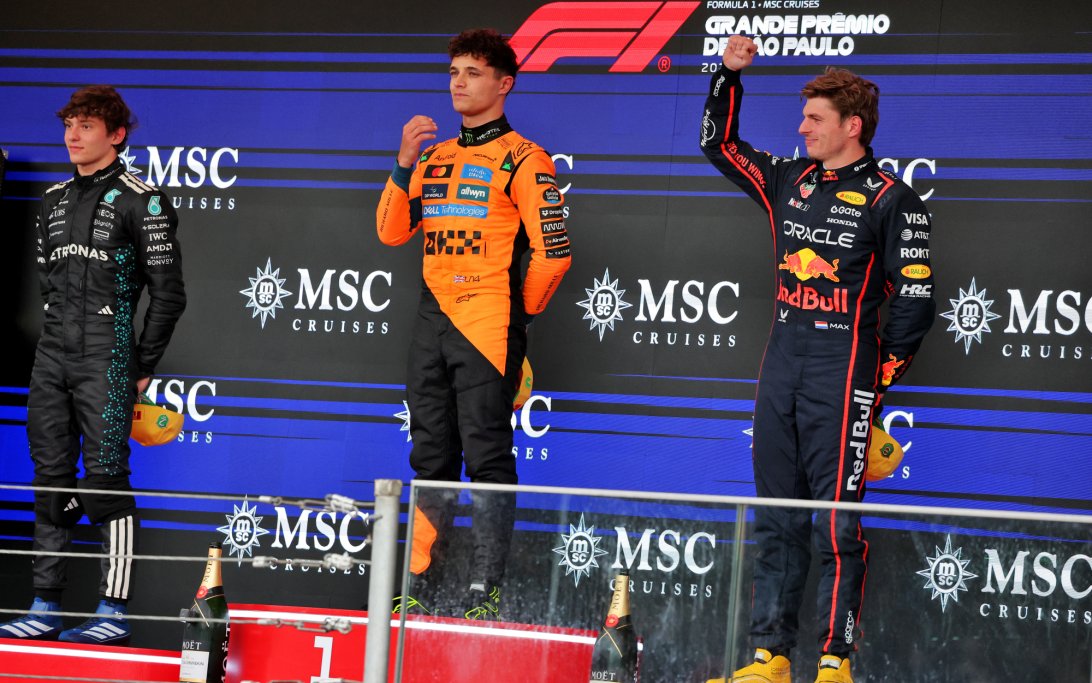 Verstappen podium Interlagos