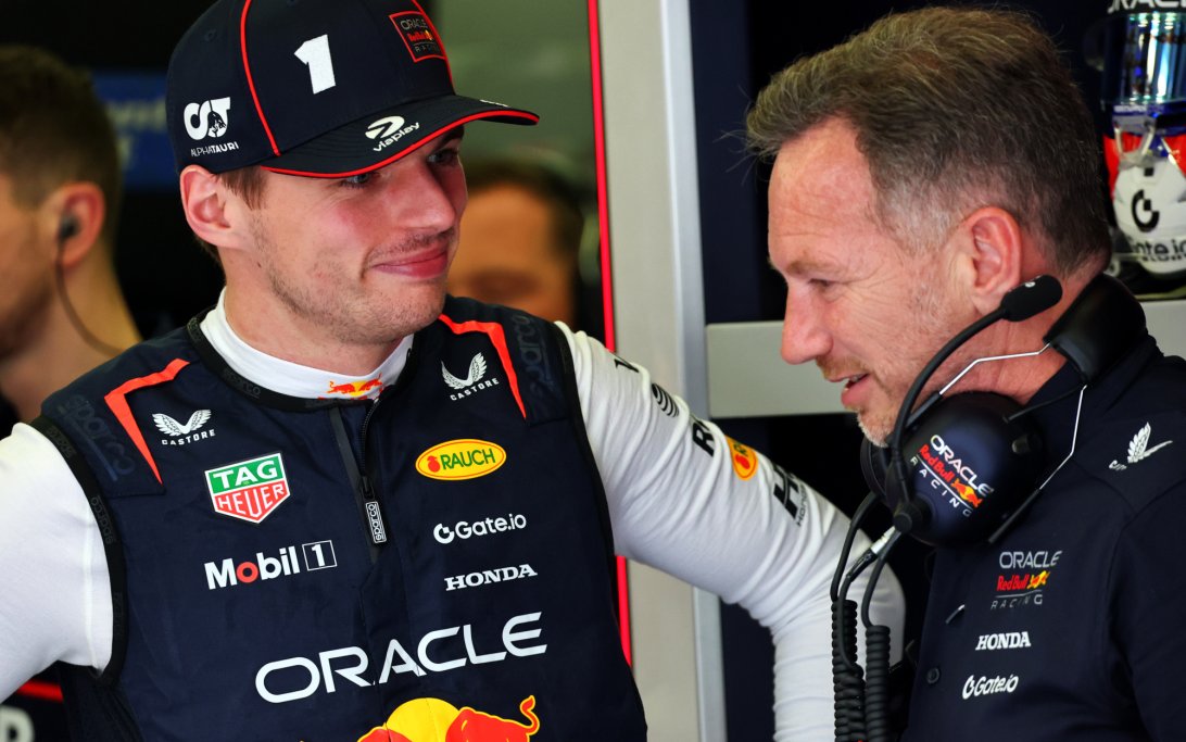 Verstappen Horner Bahrain