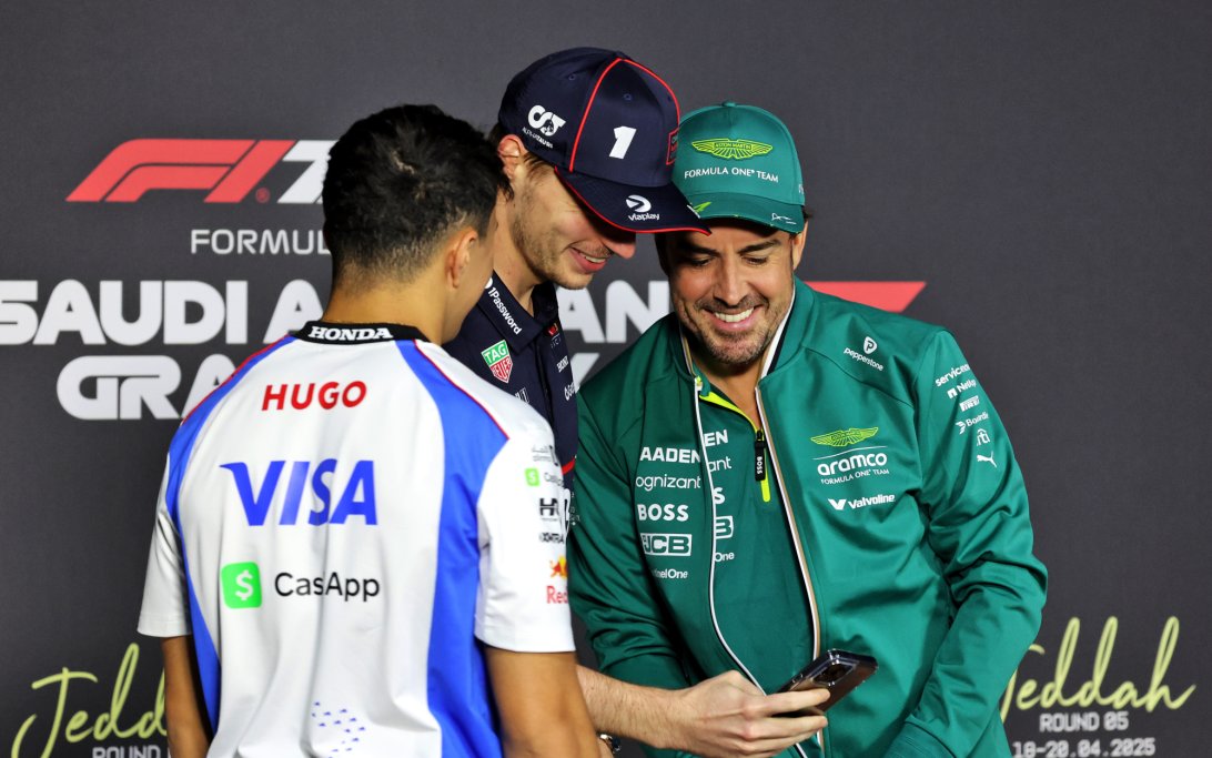 Verstappen Alonso Hadjar Saudi Arabia