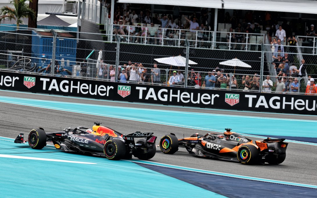 Verstappen Piastri Miami