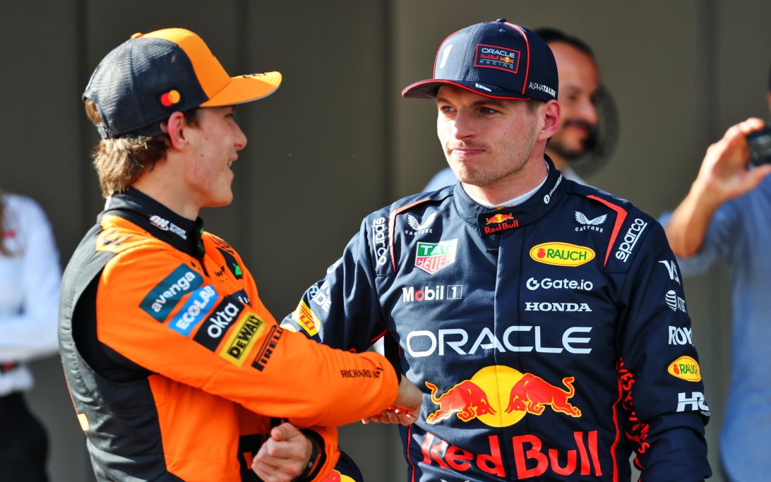 Verstappen Piastri Q Imola