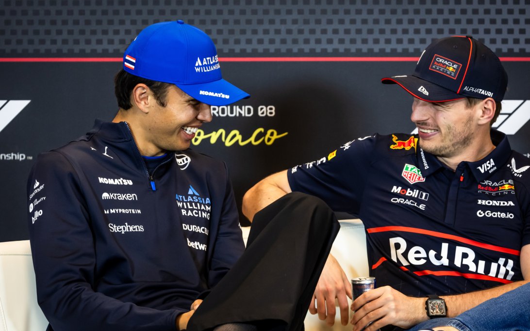 Verstappen Albon presser Monaco