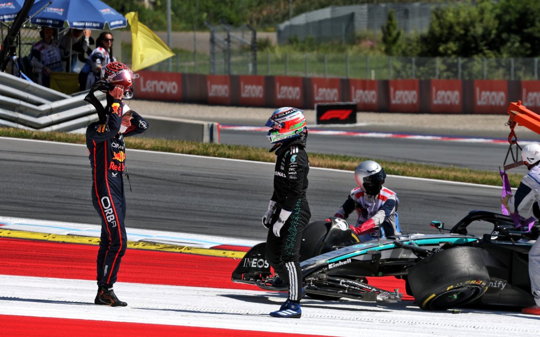 Verstappen Antonelli Austria crash