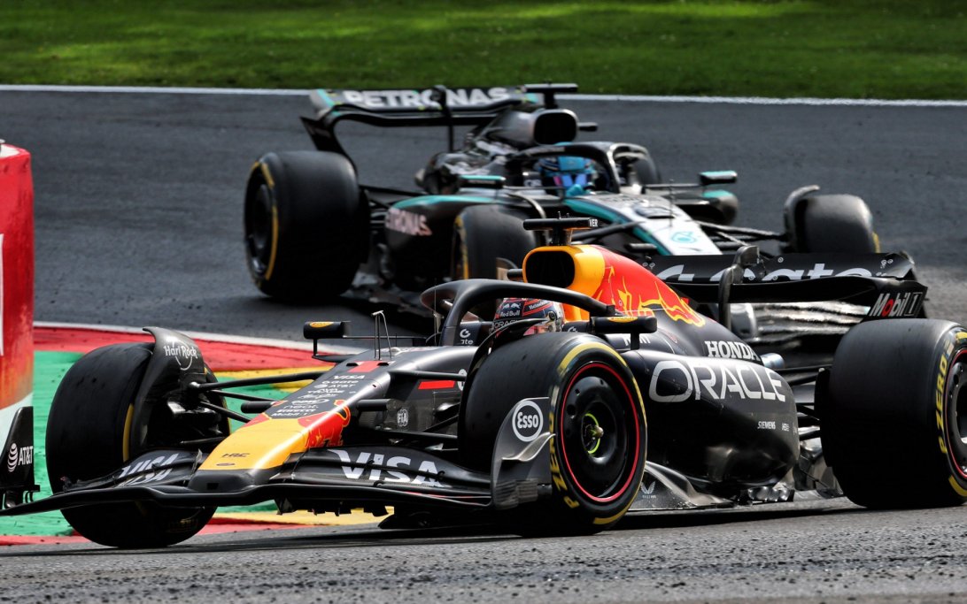 Verstappen race Belgium dry