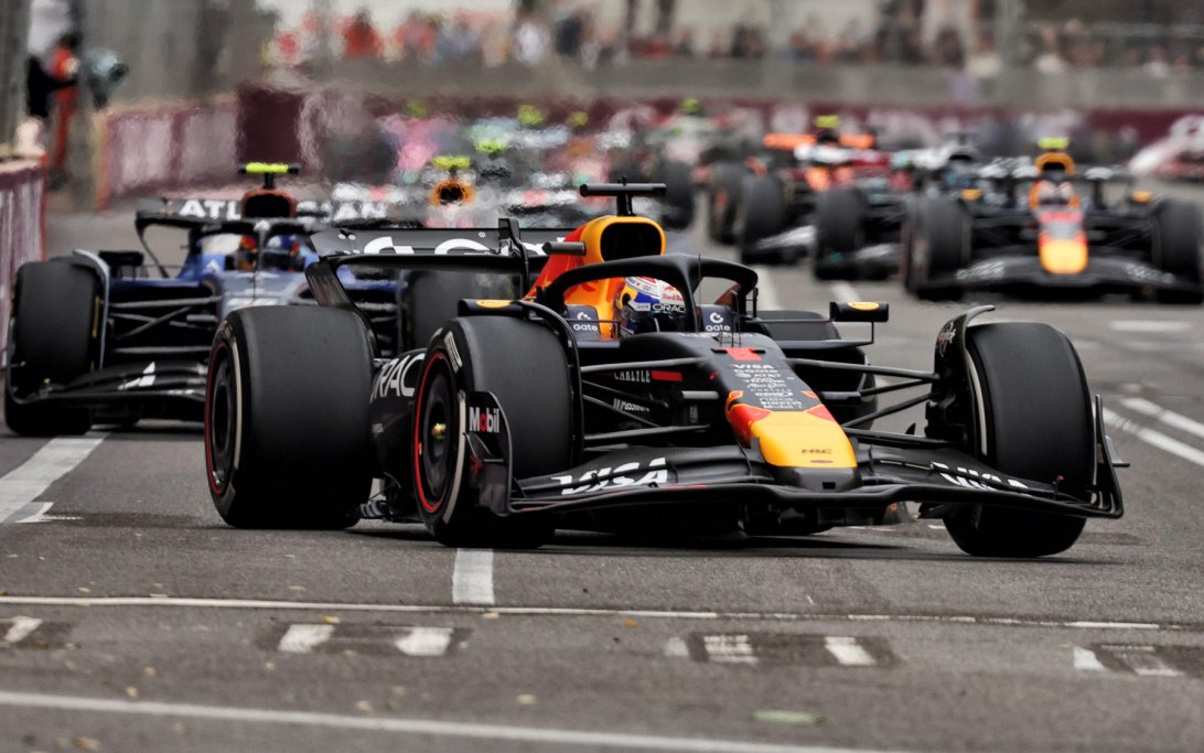 Verstappen Baku race