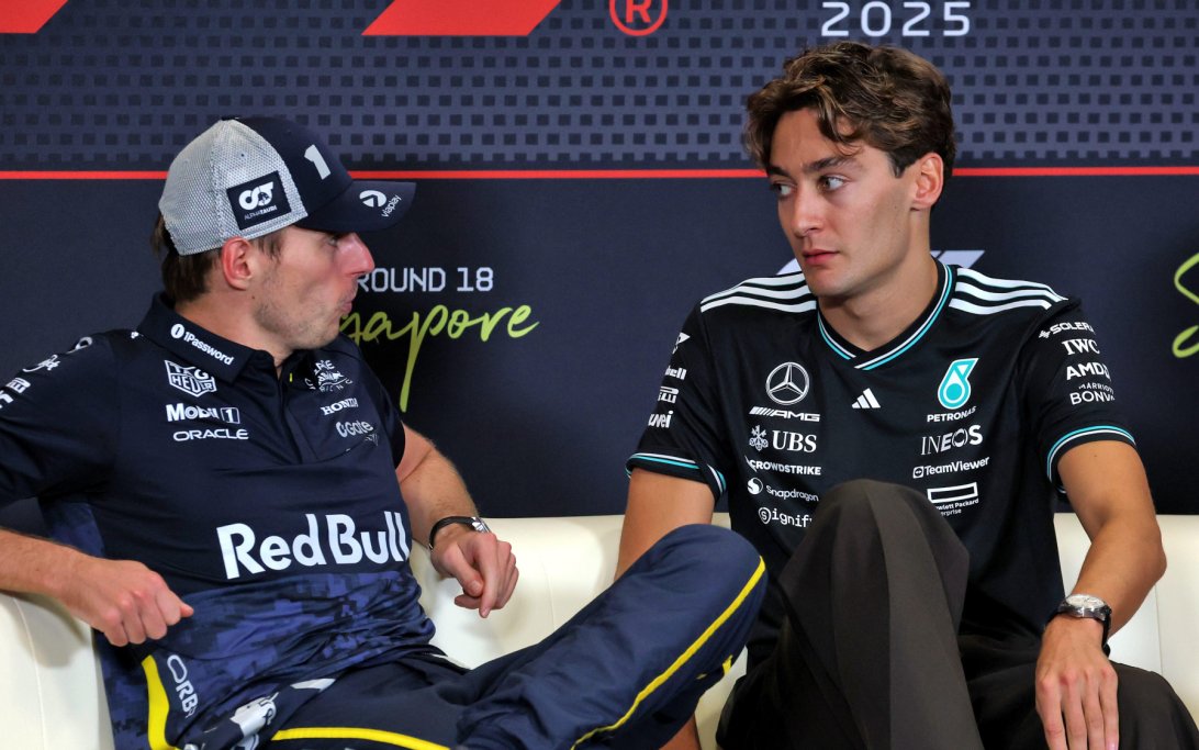 Verstappen Russell Singapore