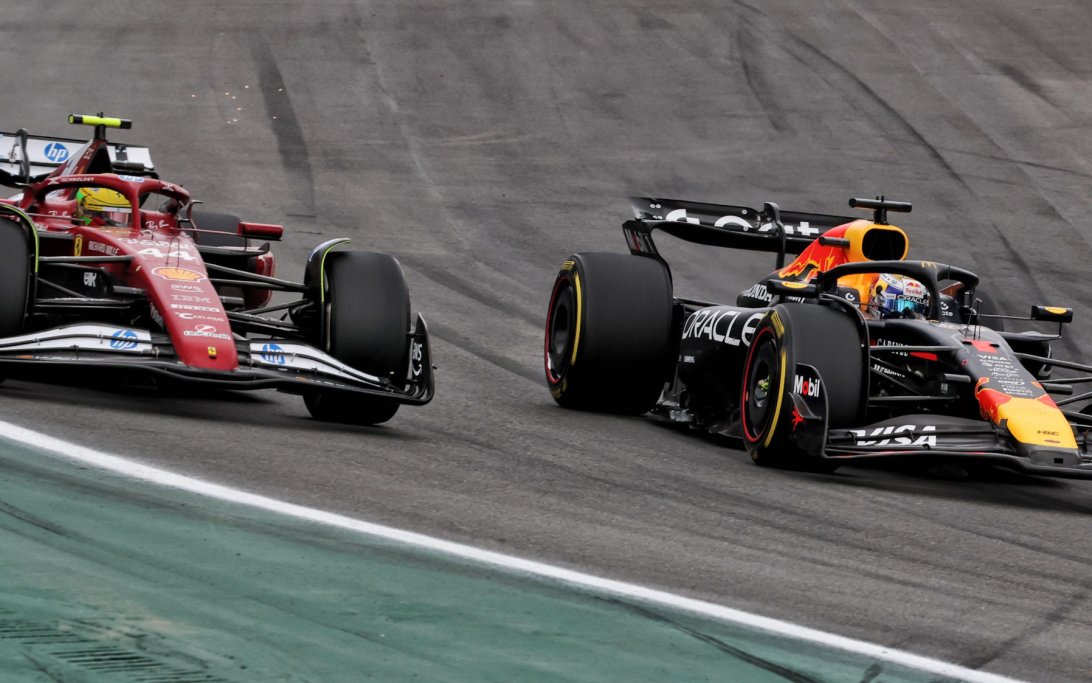 Verstappen Hamilton race Brazil