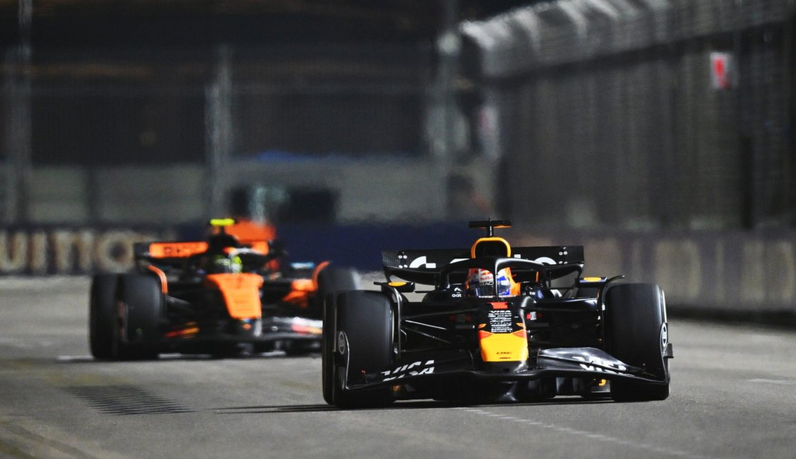 Verstappen Singapore Norris