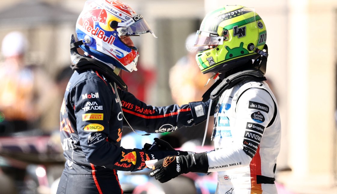 Verstappen Norris Cota Race
