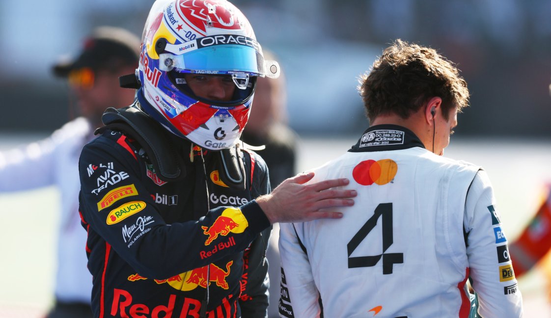 Verstappen Norris Mexico race