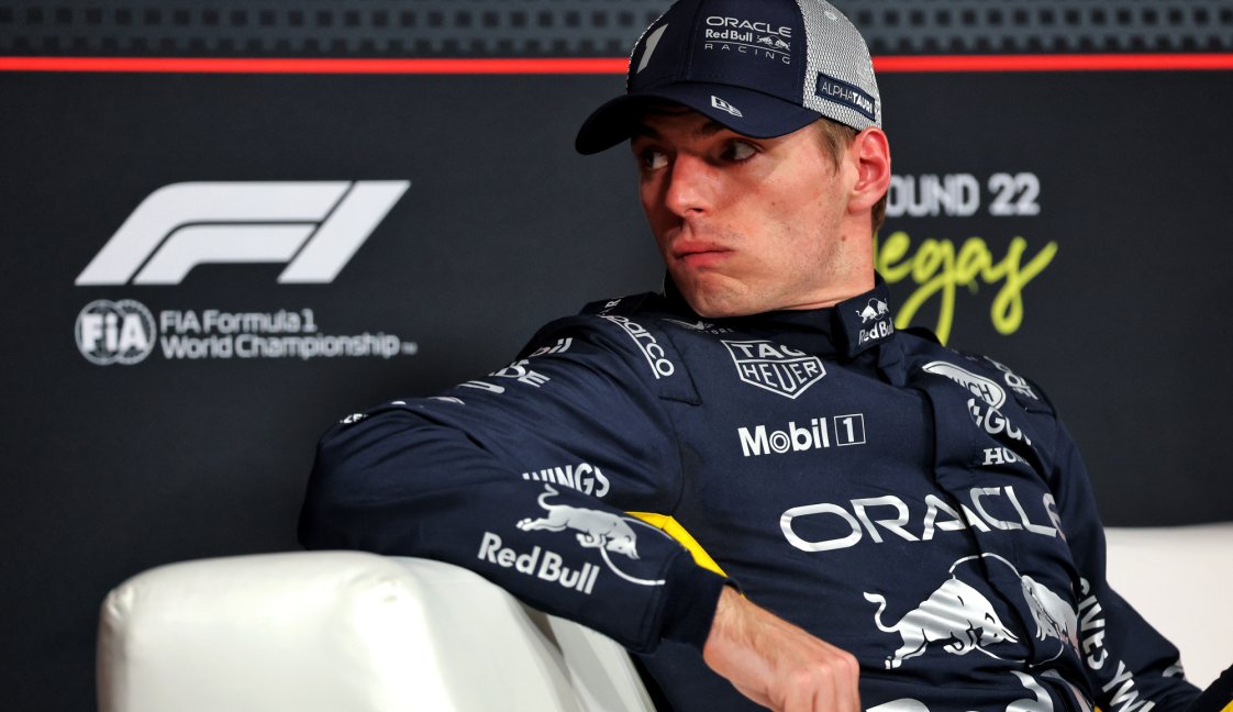 Verstappen Las Vegas Q Presser