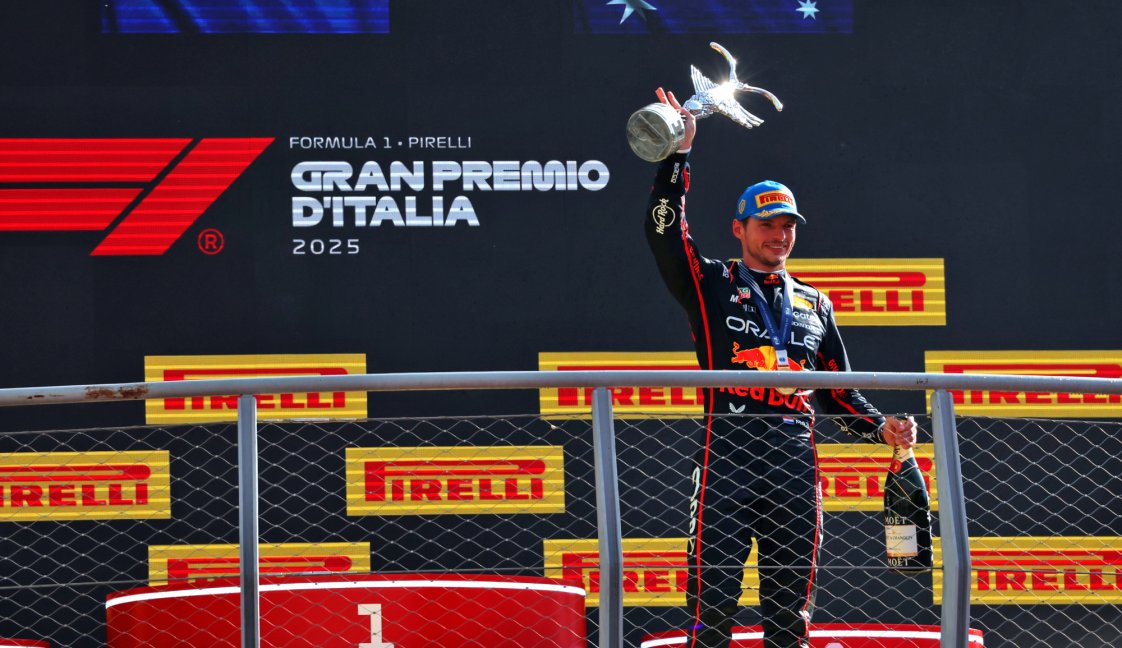 Verstappen podium Monza