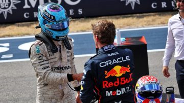 Russell: "Die Verstappen-uitdaging hoop ik ooit aan te kunnen gaan"