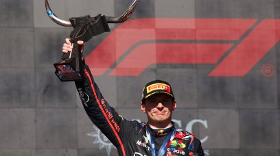 Verstappen US race podium