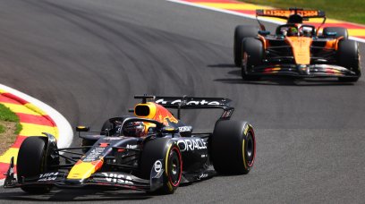 Verstappen Piastri Belgium sprint