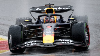 Verstappen race Belgium wet