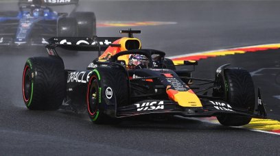 Verstappen race Belgium wet