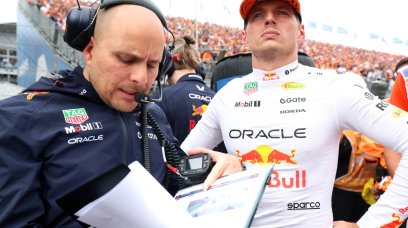 Verstappen Lambiase Zandvoort race