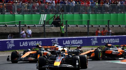 Verstappen Norris Monza race start