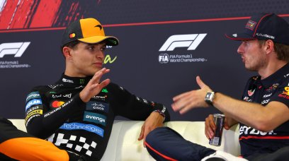 Verstappen Norris Monza presser race