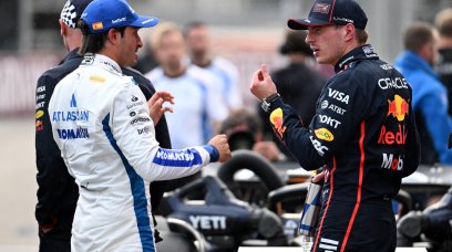 Verstappen Sainz Baku Quali
